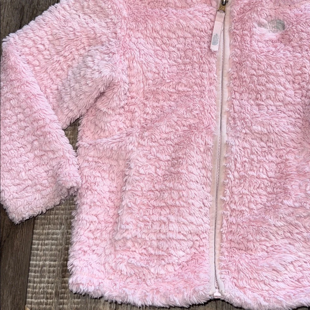 The North Face Soft Pink Fleece Jacket- size 4T